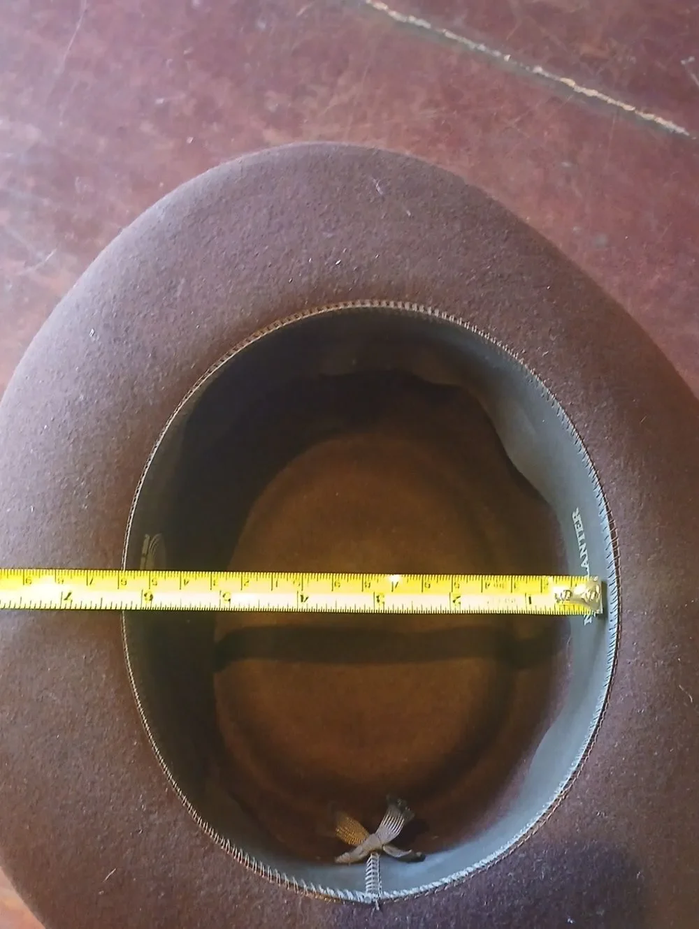 Vintage Nu Planter Indiana Jones Brown Wool Wide Brim Hat
